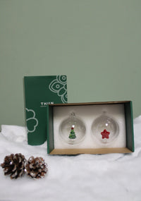 Palline natalizie, THUN - albero di natale e stella natalizia