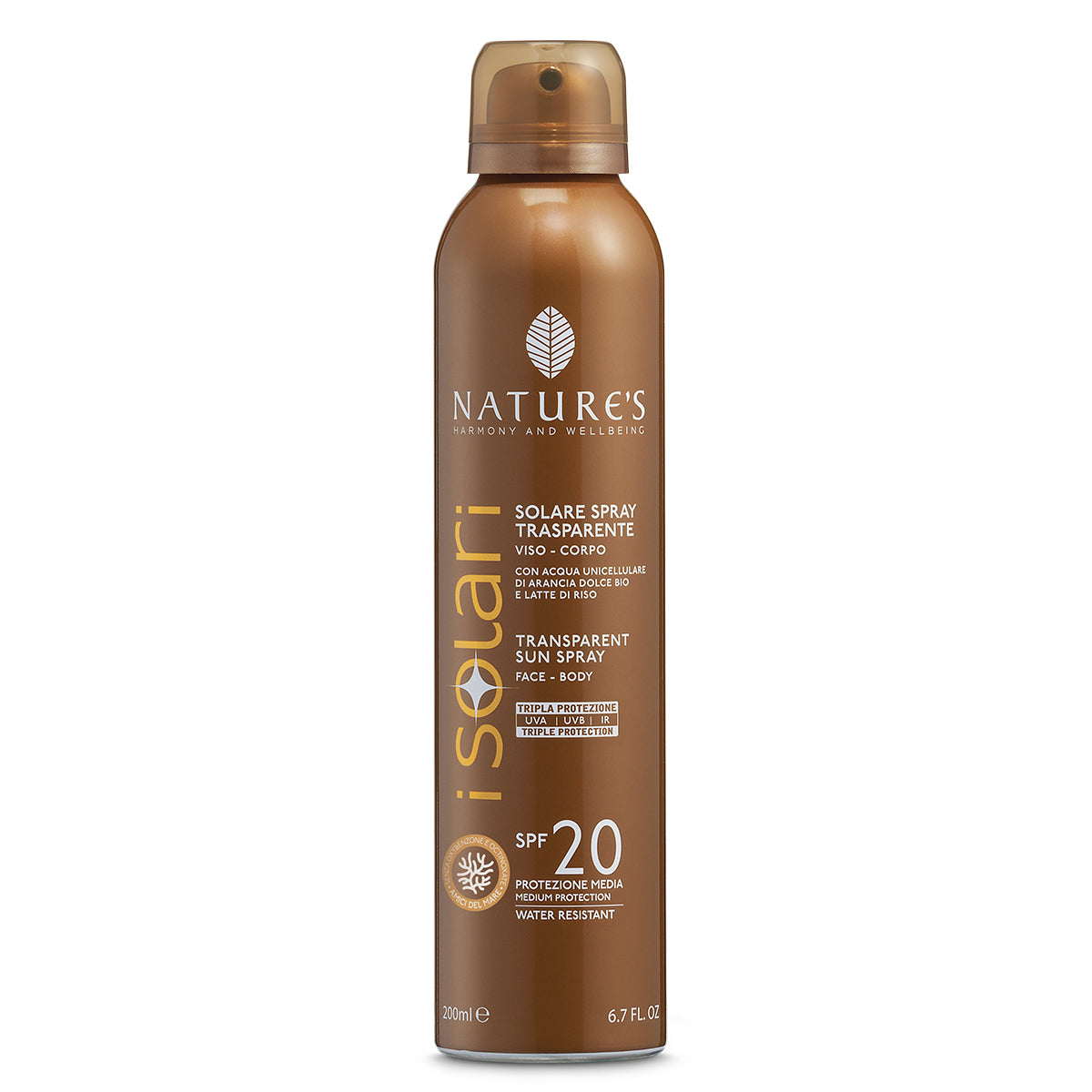 Spray Solare Trasparente  Spf 20 - Nature's