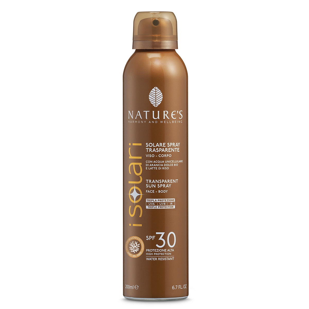 Spray Solare Trasparente Spf 30 - Nature's