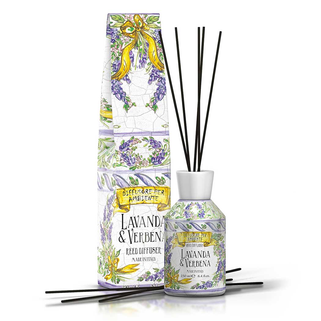 Lavanda e Verbena - Diffusore per ambiente con bacchette - Rudy