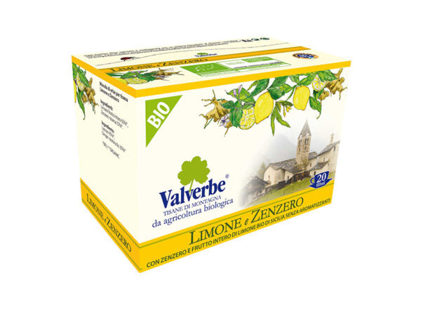 Tisana Limone e Zenzero - Valverbe