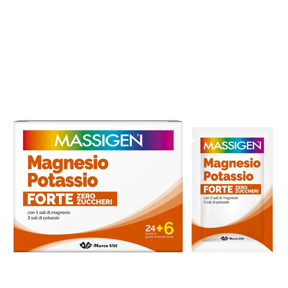 MASSIGEN Magnesio e Potassio Forte Senza zucchero