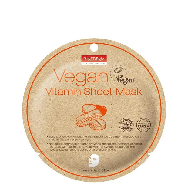 Maschera viso vegana alle Vitamine - Purederm