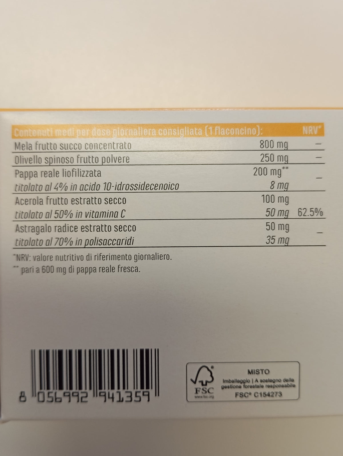 Royal Energy - Pappa Reale - Erba vita