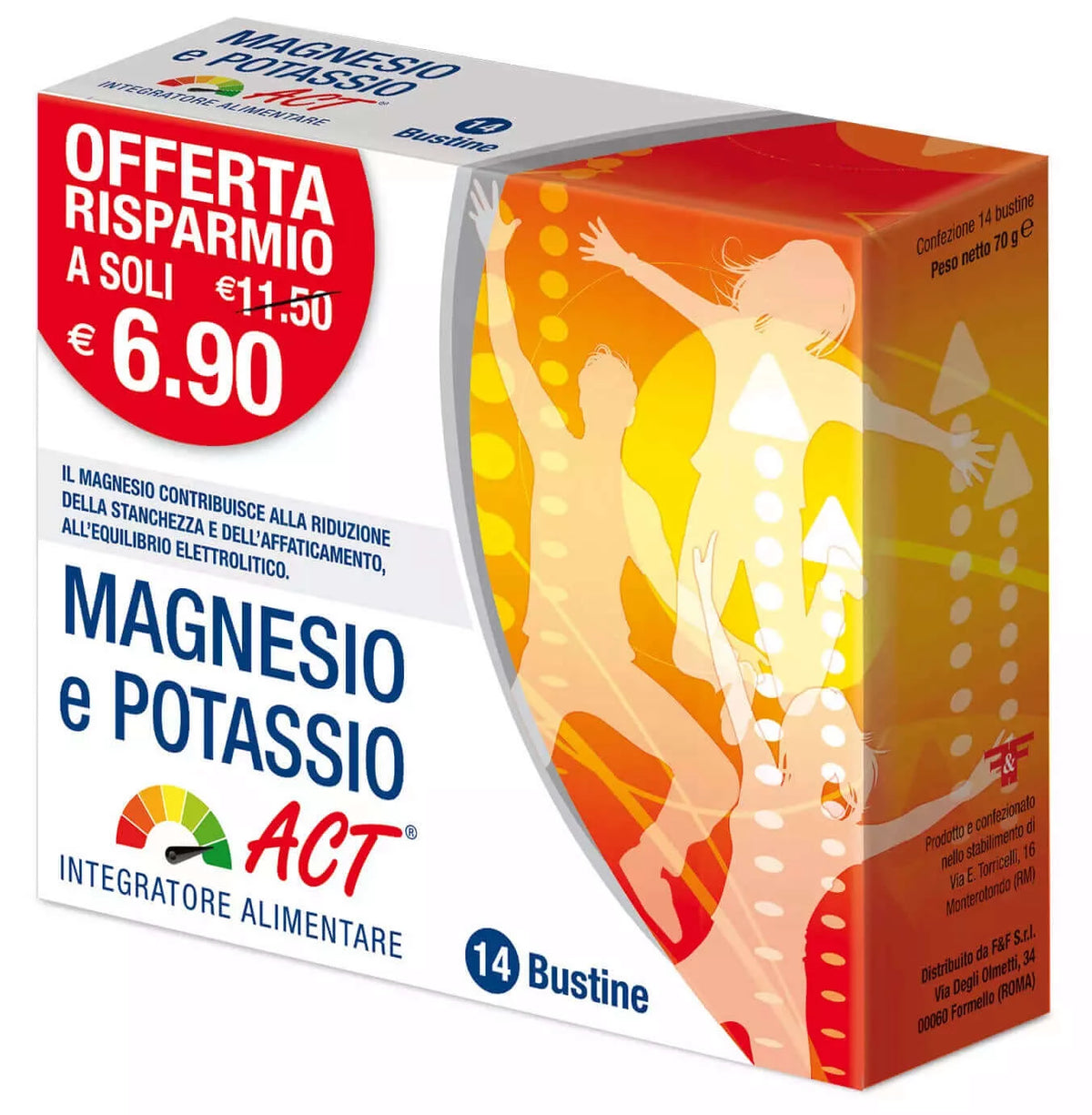 Magnesio e Potassio Act - F&F